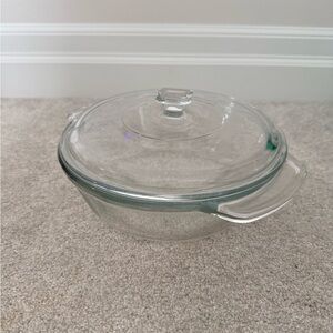 Anchor Glass Casserole Dish with Lid